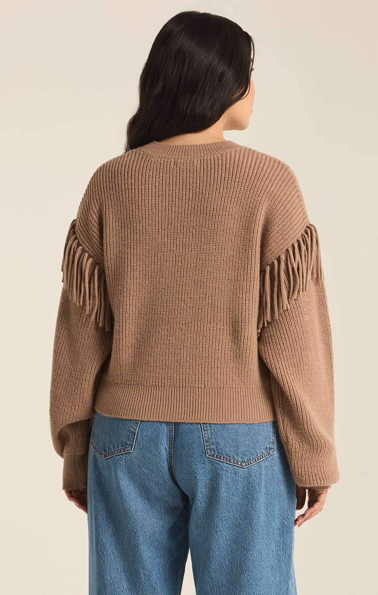 Sweaters On The Fringe Sweater Campfire