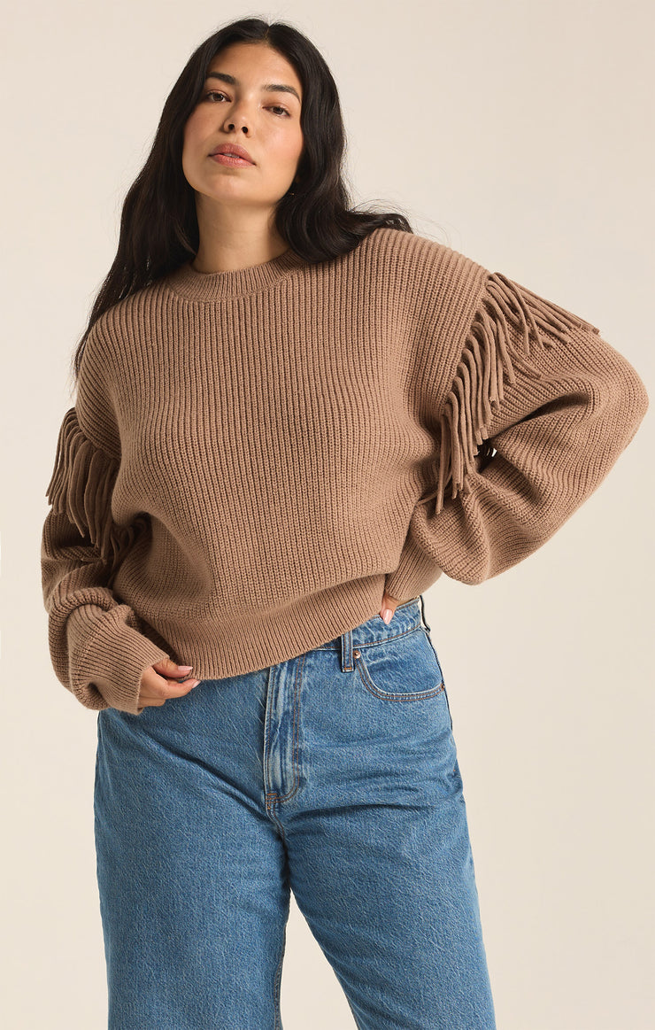 Sweaters On The Fringe Sweater Campfire