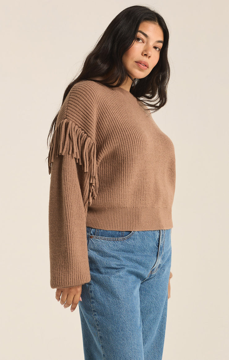 Sweaters On The Fringe Sweater Campfire