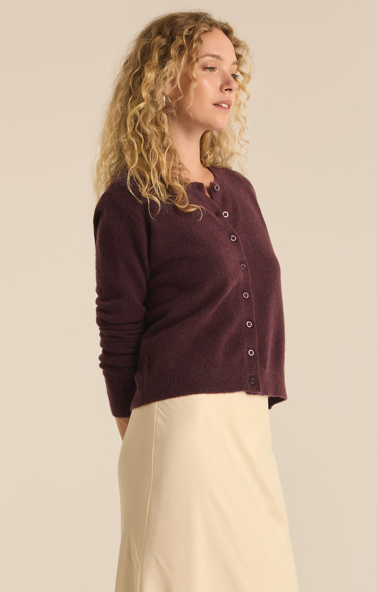 Sweaters Outlook Cardigan Berry Wine