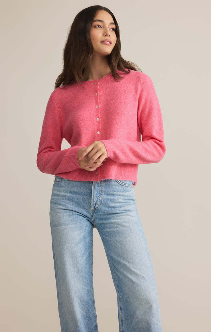 Sweaters Medina Cozy Cardigan Disco Pink