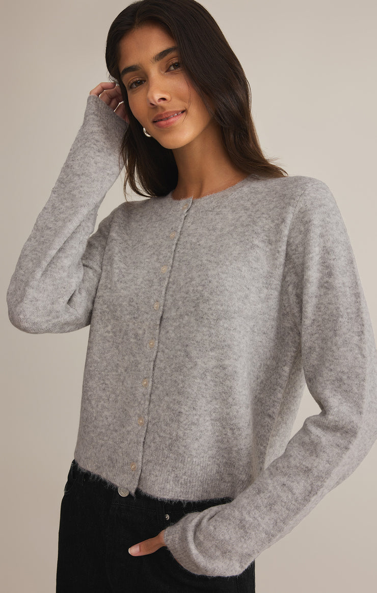 Sweaters Medina Cozy Cardigan Light Heather Grey