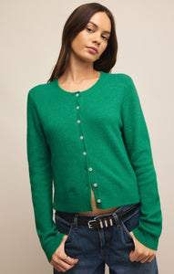 SweatersMedina Cozy Cardigan Lucky Green