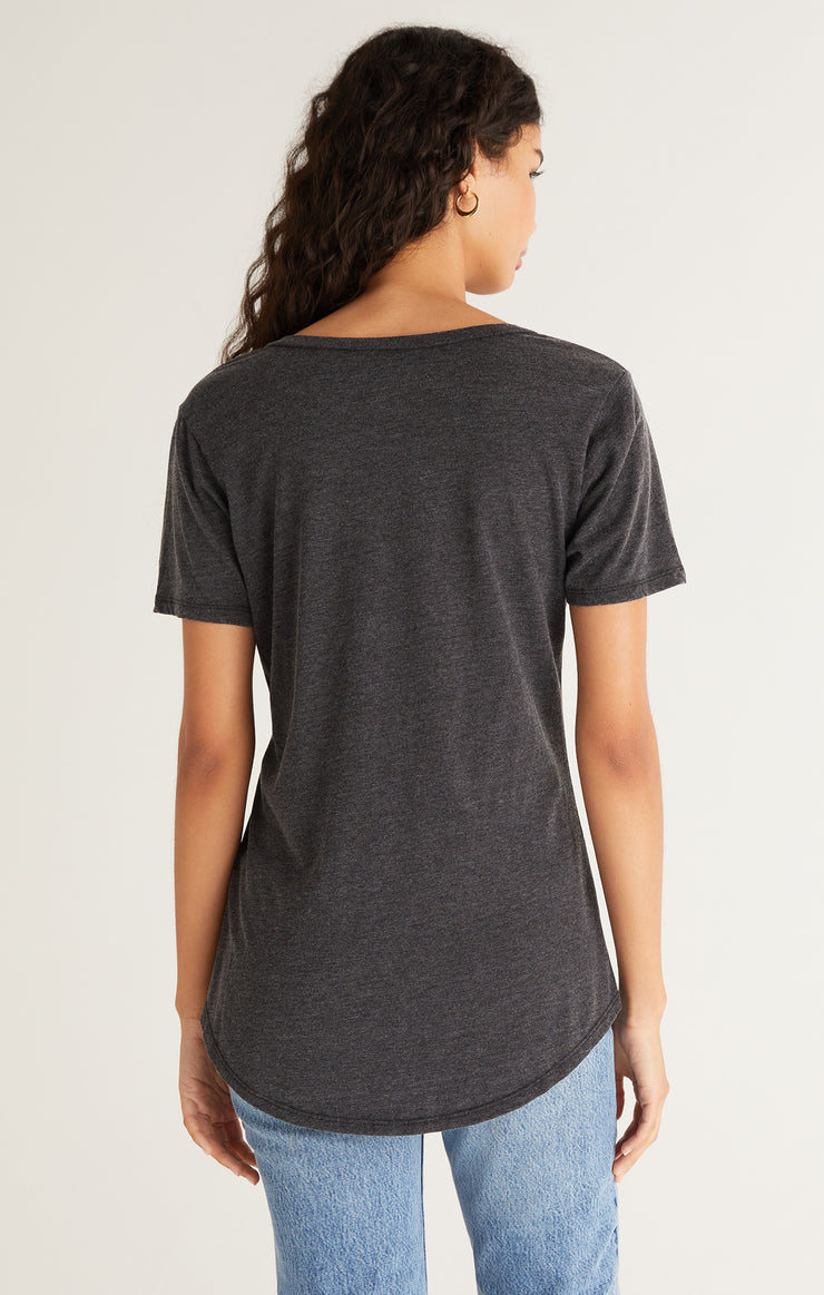 Tops Pocket Tee Black